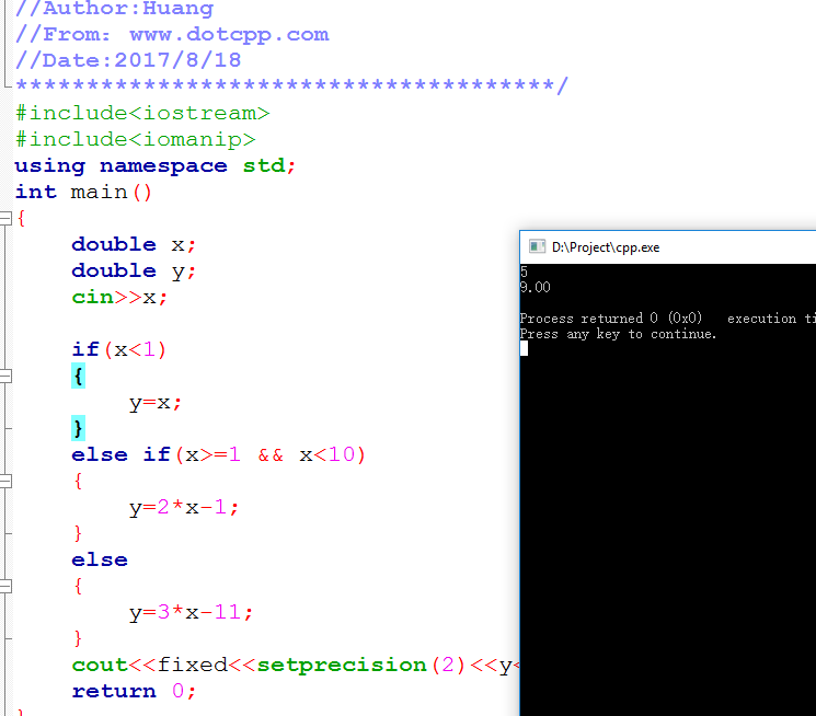 C++if選擇結(jié)構(gòu)