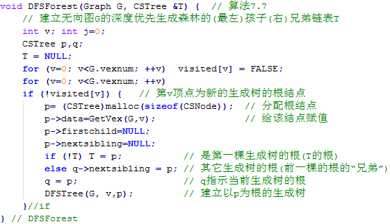 無向圖的連通分量和生成樹